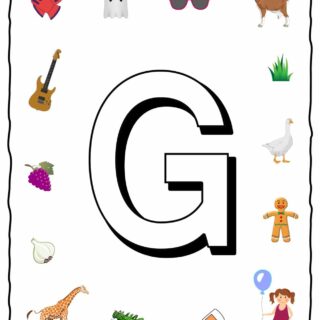 English Alphabet - Objects that starts with G | Planerium
