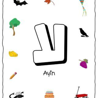 Hebrew Alphabet - Objects That Starts With Letter Ayin | Planerium