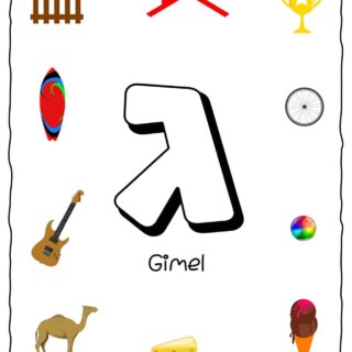 Hebrew Alphabet - Objects That Starts With Letter Gimel | Planerium