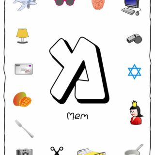 Hebrew Alphabet - Objects That Starts With Letter Mem | Planerium