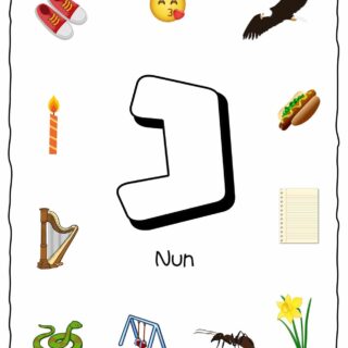 Hebrew Alphabet - Objects That Starts With Letter Nun | Planerium