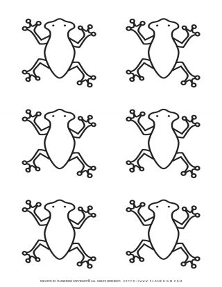 Six Frogs Template | Planerium