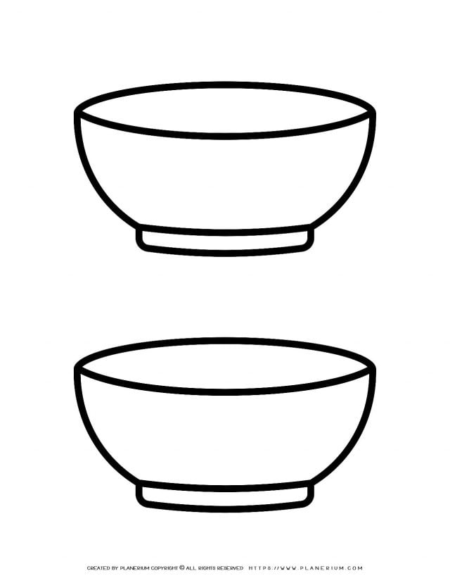 Two Bowls Template | Planerium