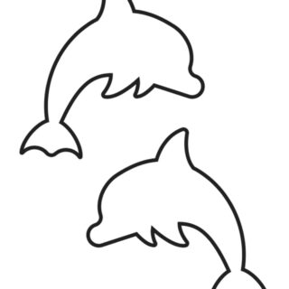 Two Dolphins Template | Planerium