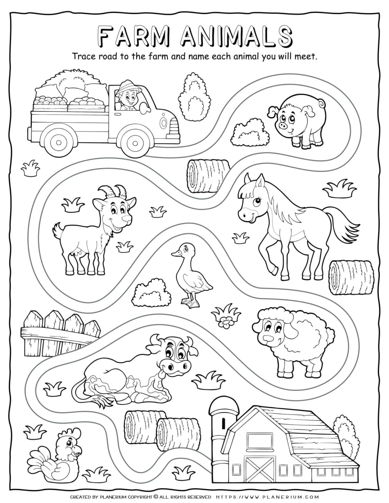Animals Farm Game - Maze | Planerium