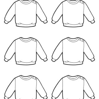 Clothes Template - Six Sweaters | Planerium