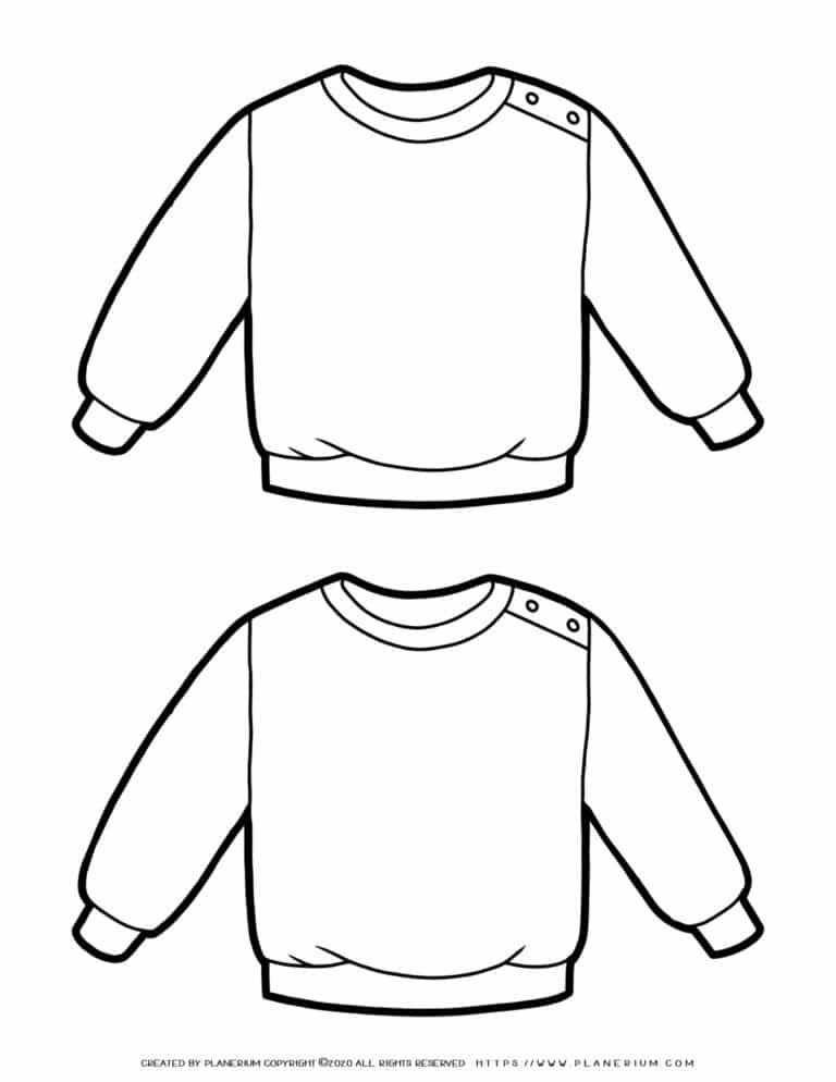 Two Sweaters Template | Planerium