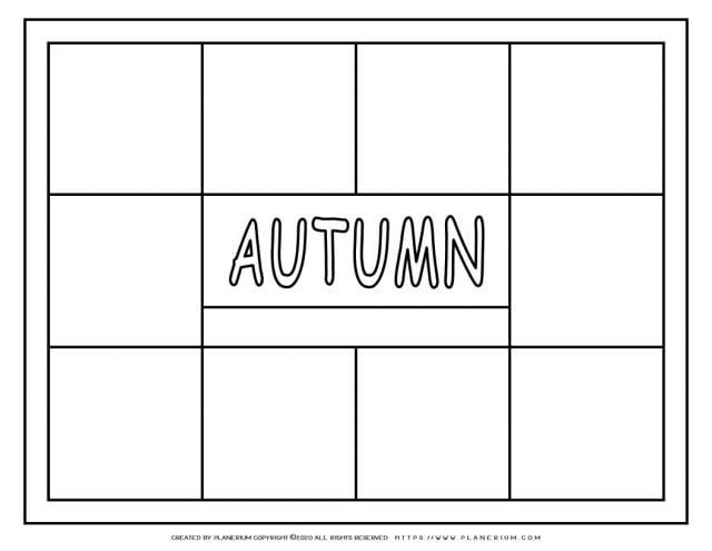 Scavenger Hunt Template for Autumn | Planerium