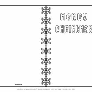 Christmas Card Template - Merry Christmas Greetings | Planerium