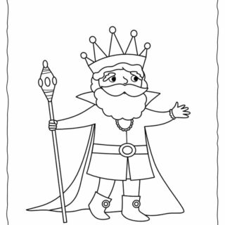 King - Coloring Page | Planerium