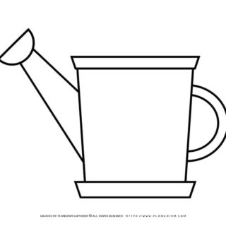 Watering Can - Template  | Planerium