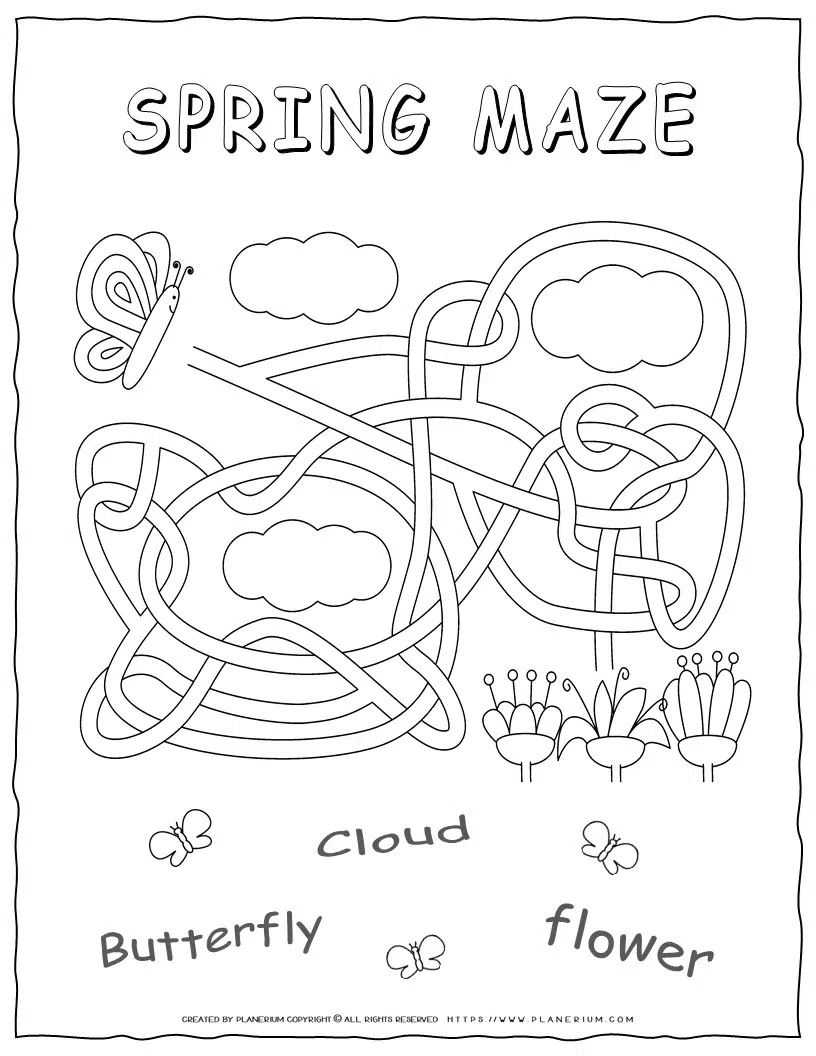 Butterfly Maze for the Spring | Planerium