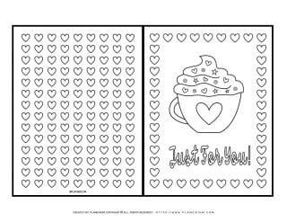 Card Template - Love Cup | Planerium