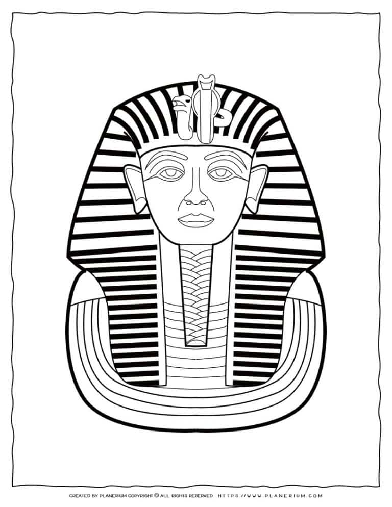 Pharaoh Coloring Page | Planerium