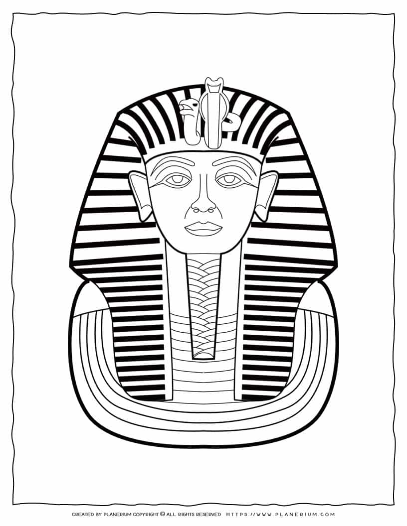 Pharaoh Coloring Page | Planerium