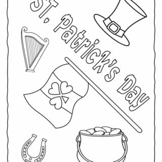 St. Patrick's Day - Coloring Page - Symbols | Planerium