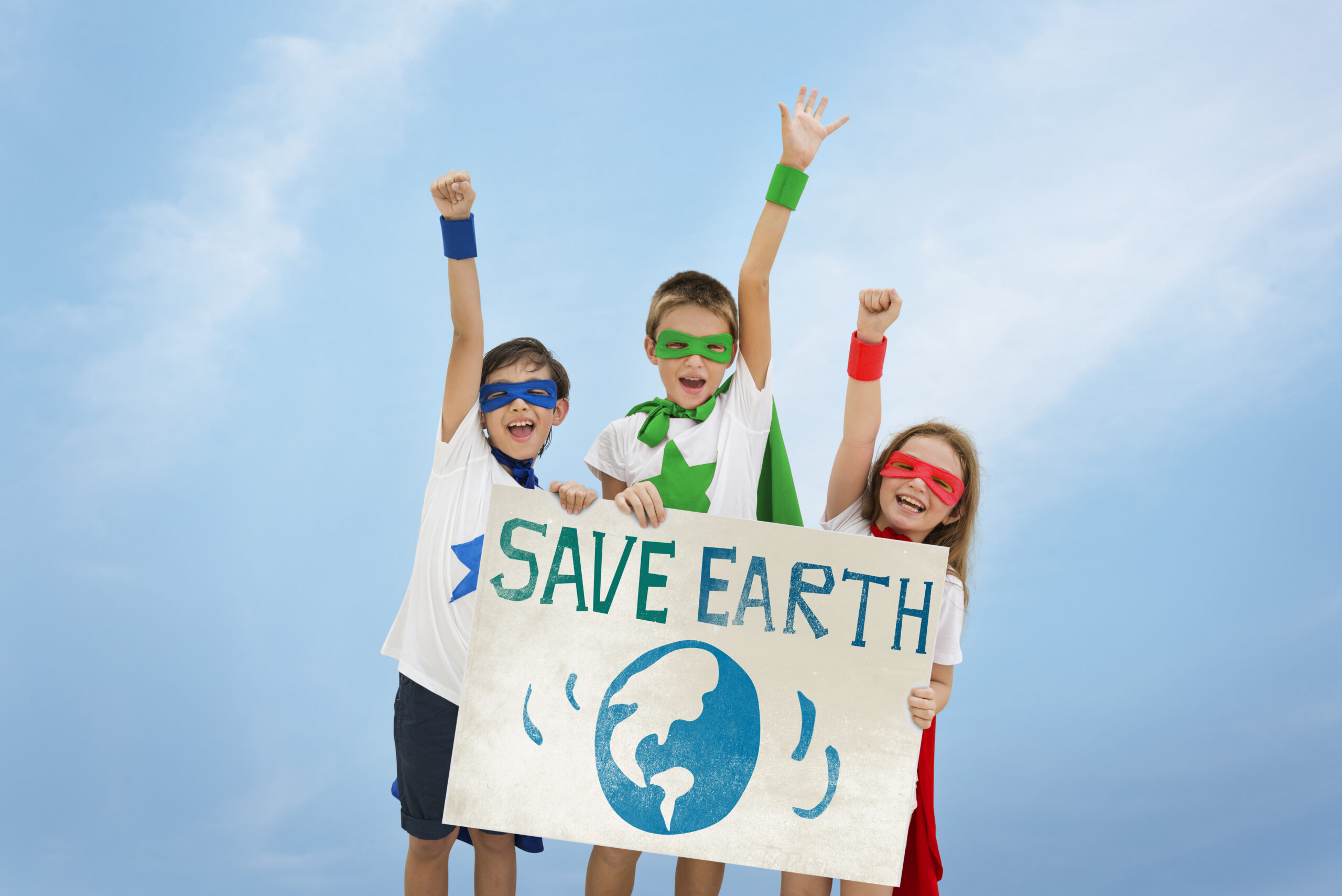 Earth Day Kids Superheroes