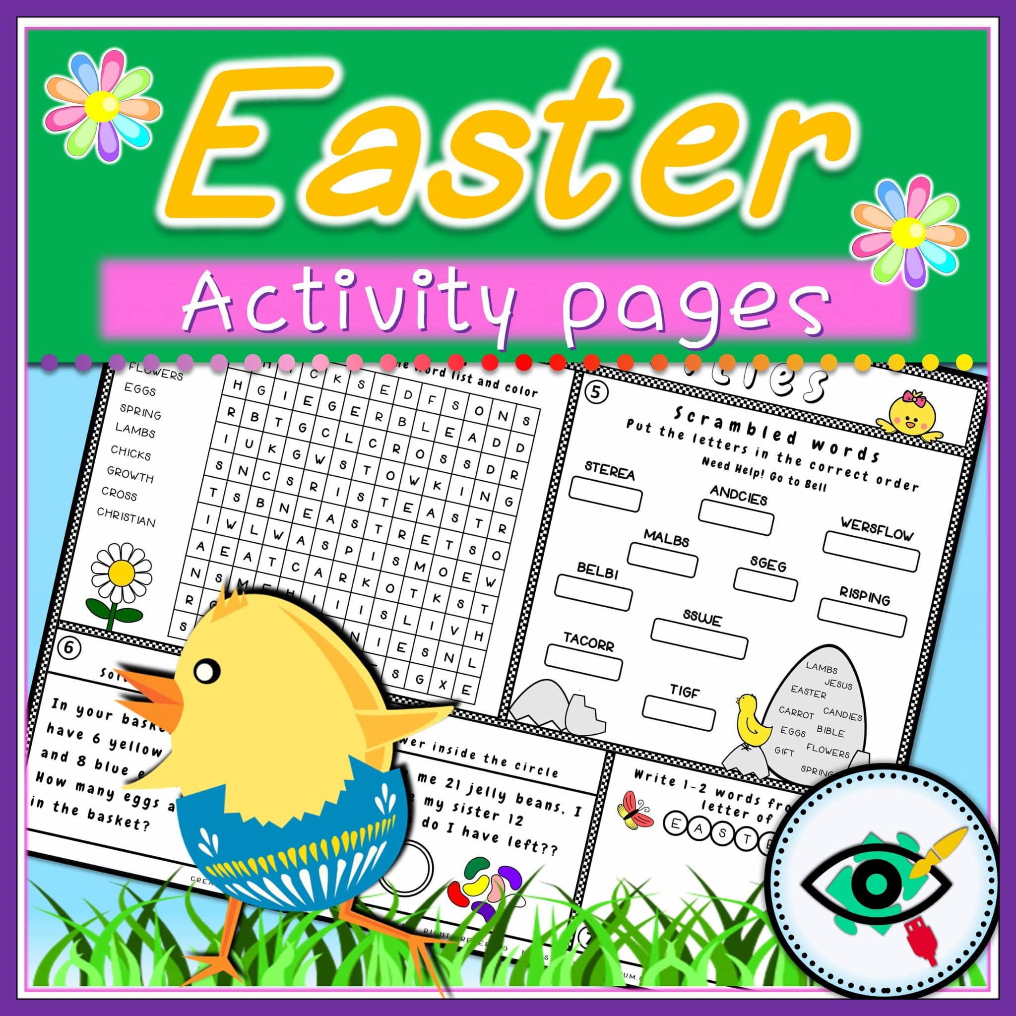 Easter Activity Pages - Boost Learning & Fun!