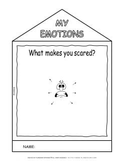 Emotions Worksheets - Scared | Planerium