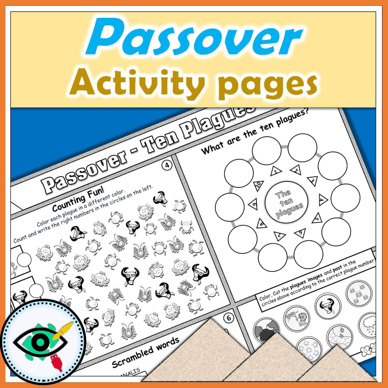 Passover Activity Pages - Ten Plagues | Planerium