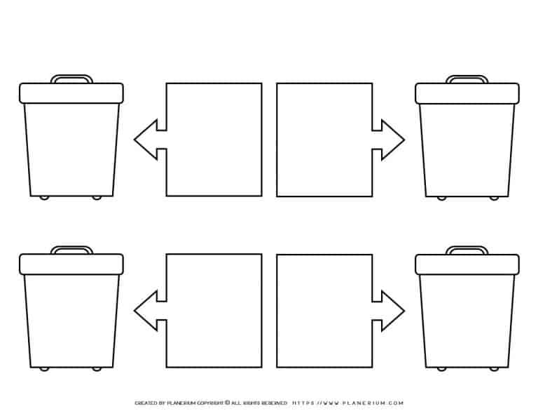 Recycling Activity - Custom Template | Planerium