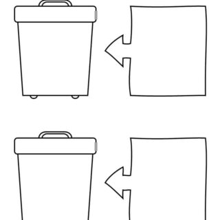 Recycling Worksheet Template | Planerium