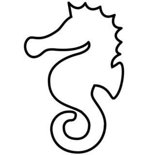 Seahorse Outline | Planerium