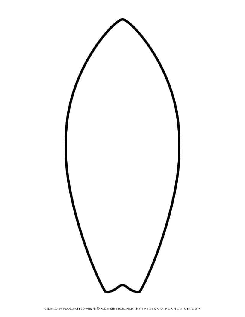 Surfboard Outline | Planerium