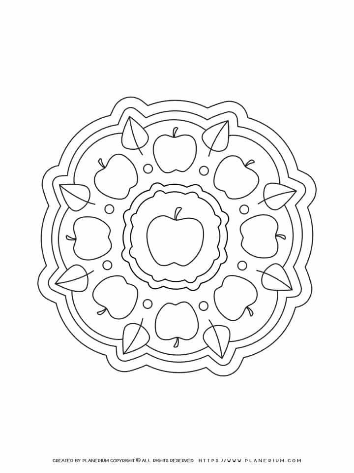Apples Mandala | Planerium