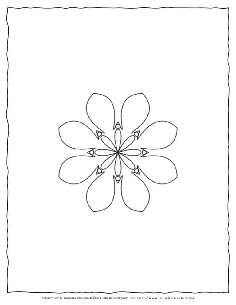 Flower Geometric Mandala | Planerium