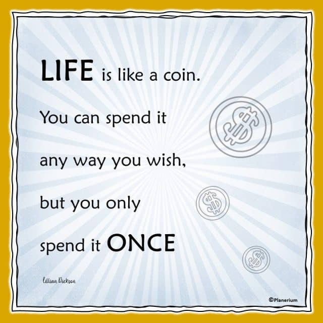 Life Quotes - Life Is Like a Coin | Planerium