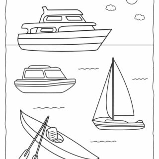 Water Transport Coloring Page | Planerium