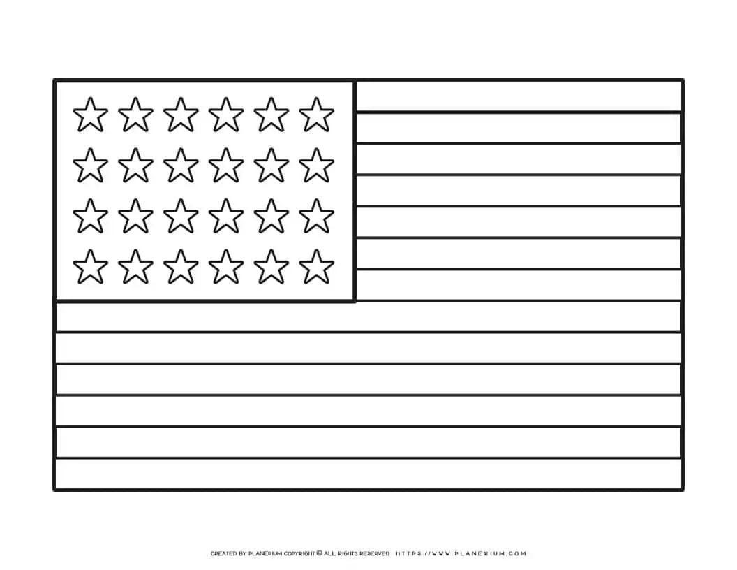 american flag coloring pages