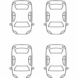 Car Template - Four Cars | Planerium