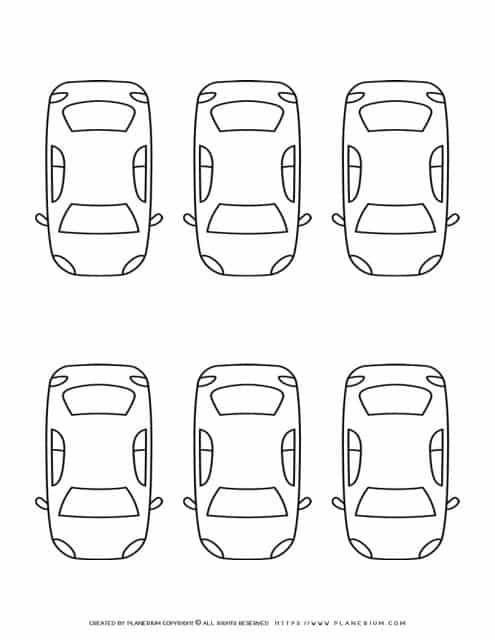 Car Template - Six Cars | Planerium