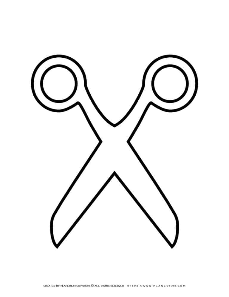 Scissors Template | Planerium