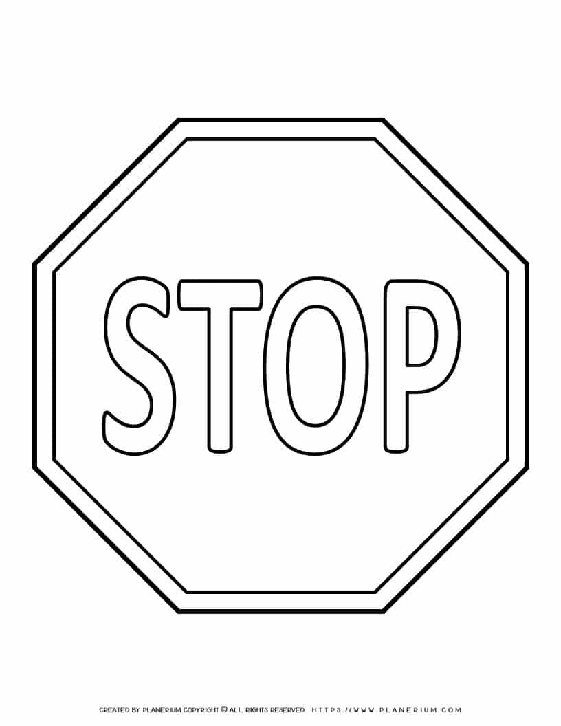 Stop Sign Template | Planerium