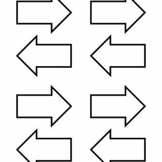 Arrow Template - Eight Arrows | Planerium