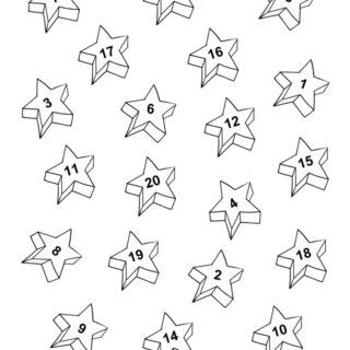 Counting Worksheet - Twenty Stars | Planerium
