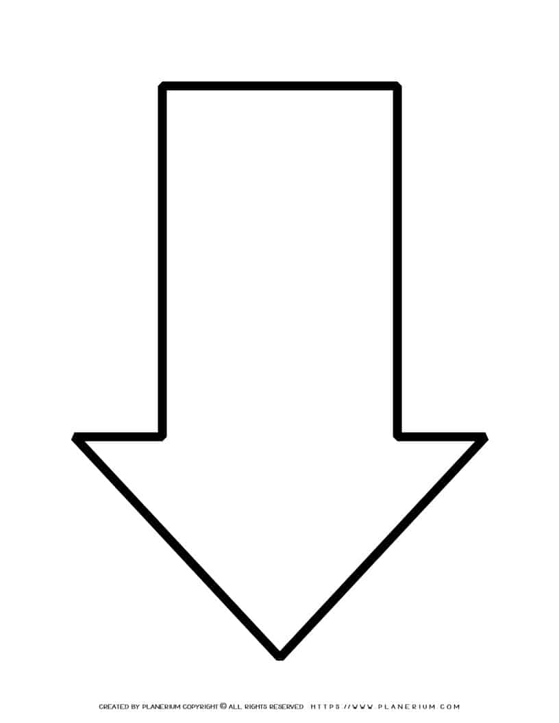 Large Arrow Template Long Tail Arrow Planerium large-arrow-template-long-tail-arrow-planerium