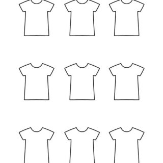 Shirt Template - Nine Shirts | Planerium