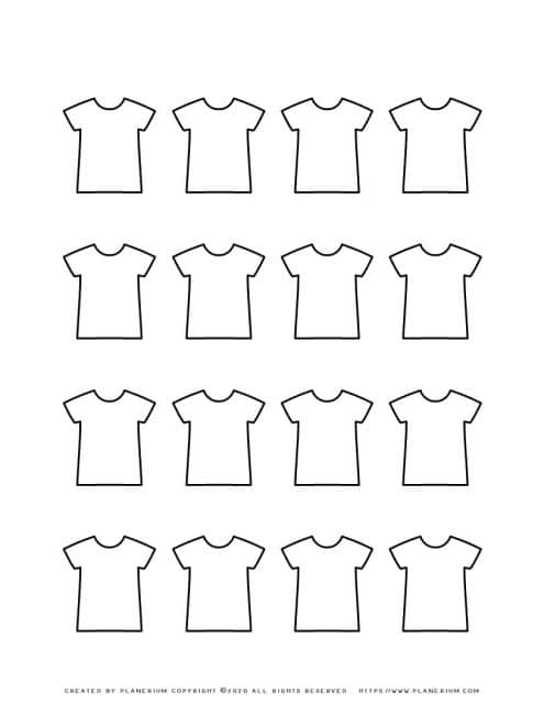 Shirt Template - Sixteen Shirts | Planerium