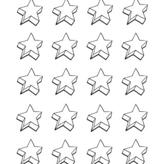 Star Template - Twenty Stars | Planerium