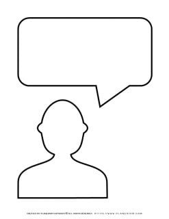 Speech Bubble Template | Planerium