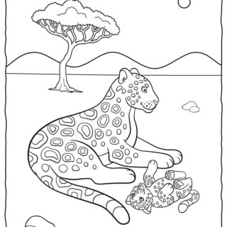 Tiger Coloring Page | Planerium
