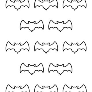 Bat Outline - Thirteen Bats | Planerium