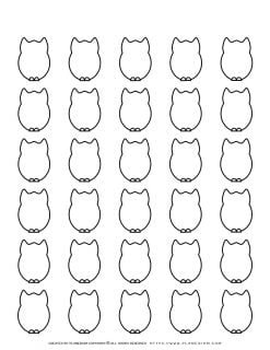 Owl Template - Thirty Owls | Planerium