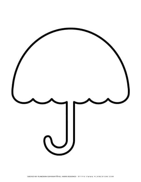 Umbrella Outline | Planerium