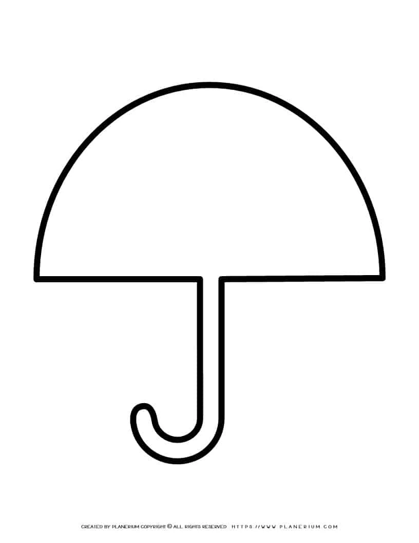 Umbrella Template | Planerium