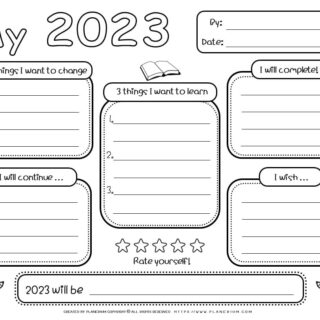 2023 Worksheet - My Wishes | Planerium